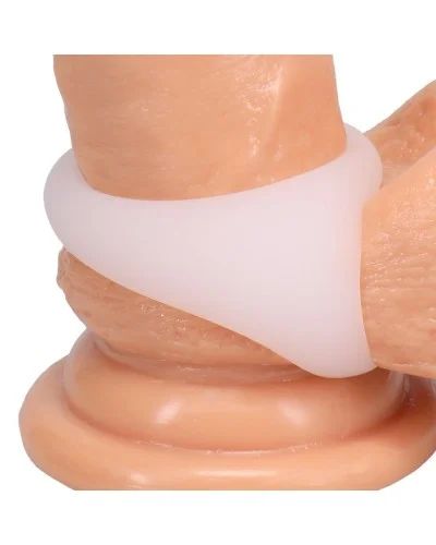 Ballstretcher en silicone The Stretcher Blanc sextoys et accessoires sur La Boutique du Hard