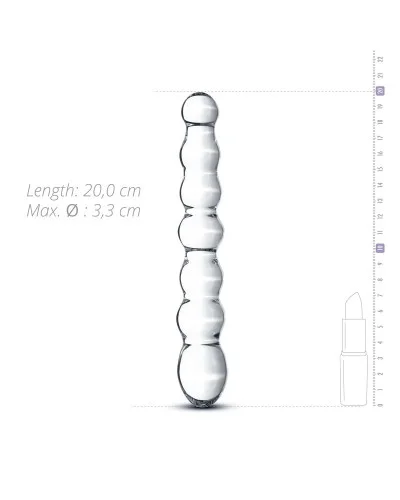 Dildo en Verre n° 19 - 20 x 3.2 cm sextoys et accessoires sur La Boutique du Hard