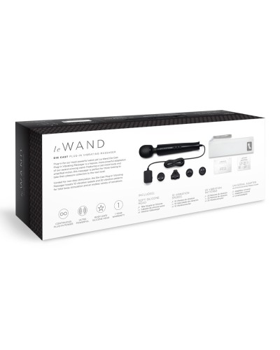 Wand Die Cast Plug-In 29cm - Tête 51mm Noir sextoys et accessoires sur La Boutique du Hard