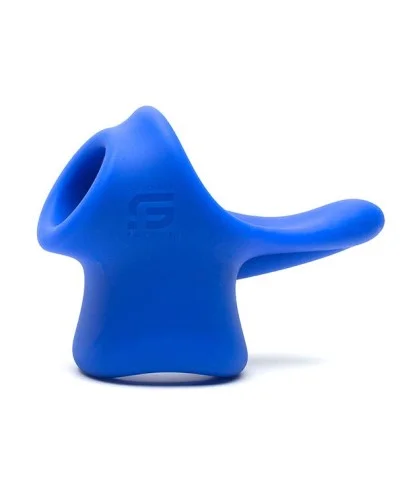 Ballstretcher Silicone Big Tailslide 30 mm - Hauteur 50 mm Bleu sextoys et accessoires sur La Boutique du Hard