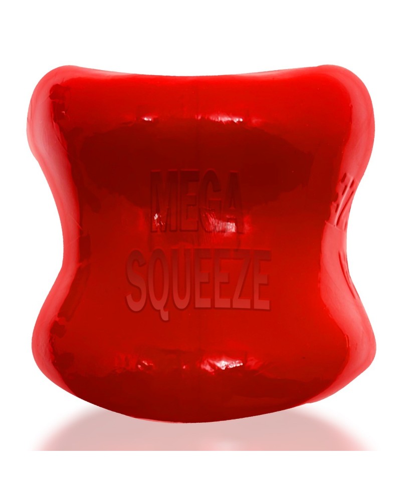 Ballstretcher Mega Squeeze 30 mm - Hauteur 50 mm Rouge sextoys et accessoires sur La Boutique du Hard