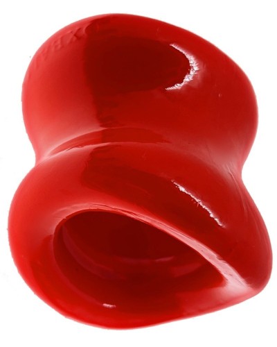 Ballstretcher Mega Squeeze 30 mm - Hauteur 50 mm Rouge sextoys et accessoires sur La Boutique du Hard