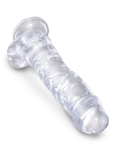 Gode transparent King Cock 18 x 4.7cm sextoys et accessoires sur La Boutique du Hard