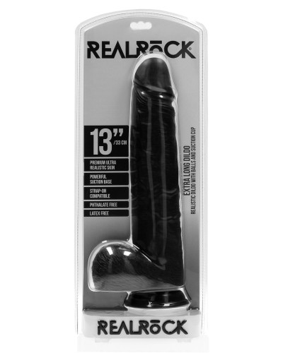 Gode Extra Long 26.5 x 6.5cm Noir sextoys et accessoires sur La Boutique du Hard