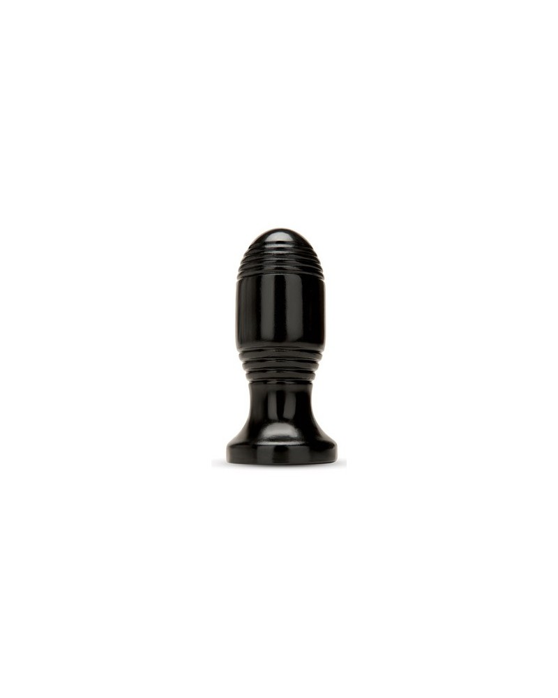 Plug Ribbed Plug 10.5 x 5 cm Noir sextoys et accessoires sur La Boutique du Hard