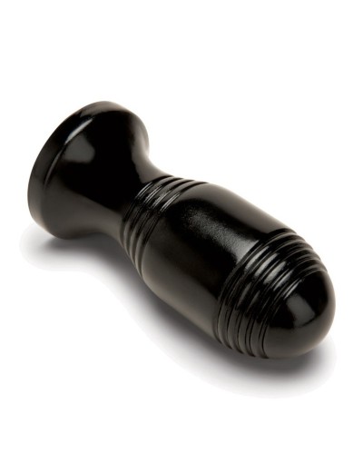 Plug Ribbed Plug 10.5 x 5 cm Noir sextoys et accessoires sur La Boutique du Hard