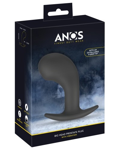 Stimulateur de prostate Big Head Anos 11 x 4 cm Noir sextoys et accessoires sur La Boutique du Hard