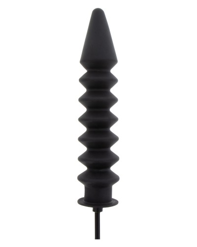 Gode gonflable Expert Ribbed 28 x 6 cm Noir sextoys et accessoires sur La Boutique du Hard