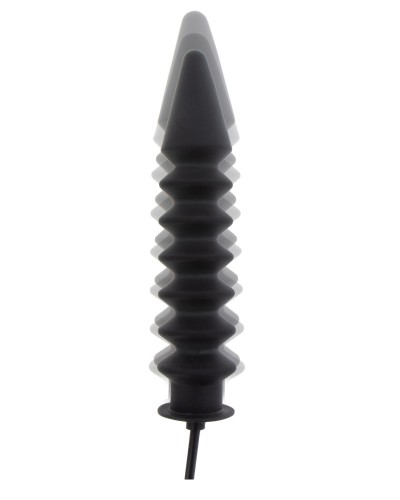 Gode gonflable Expert Ribbed 28 x 6 cm Noir sextoys et accessoires sur La Boutique du Hard