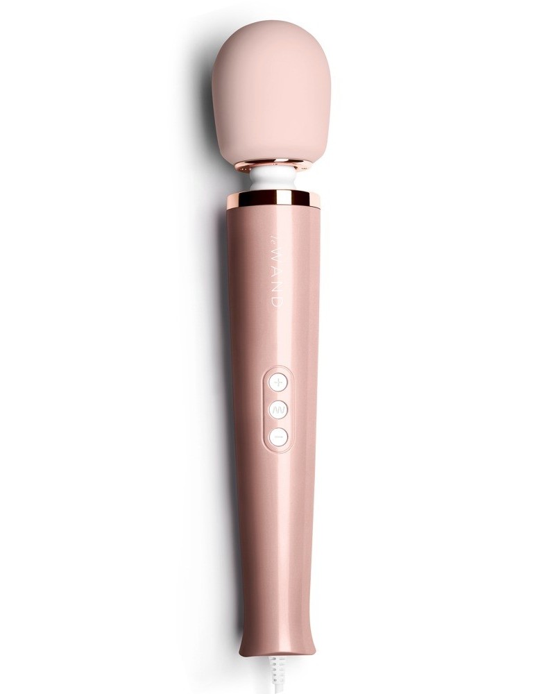 Wand Powerful Plug-In 34cm - Tête 62mm Rose Gold sextoys et accessoires sur La Boutique du Hard