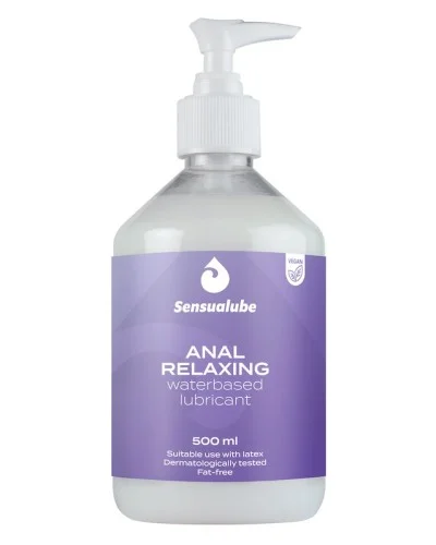 Lubrifiant relaxant Sensualue Anal Relaxing 500ml sextoys et accessoires sur La Boutique du Hard