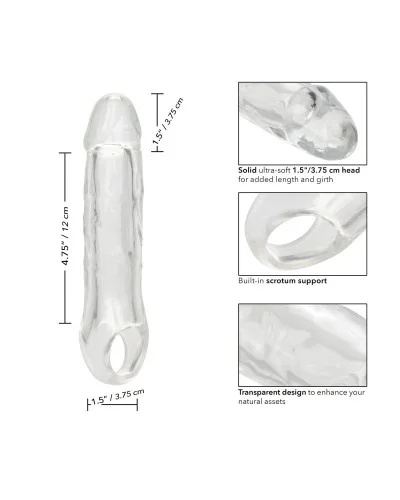 Gaine de pénis transparente Performance Maxx 15 x 4.3cm sextoys et accessoires sur La Boutique du Hard