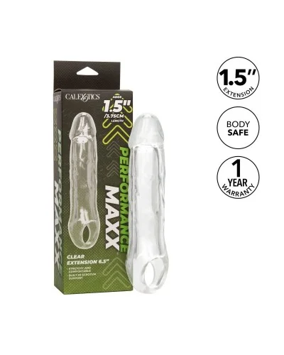 Gaine de pénis transparente Performance Maxx 15 x 4.3cm sextoys et accessoires sur La Boutique du Hard