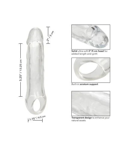 Gaine de pénis transparente Performance Maxx 18 x 5cm sextoys et accessoires sur La Boutique du Hard