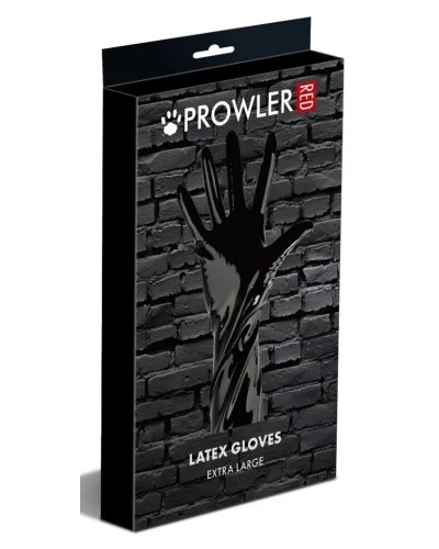 Gants en Latex Prowler Red Extra Larges Noir sextoys et accessoires sur La Boutique du Hard