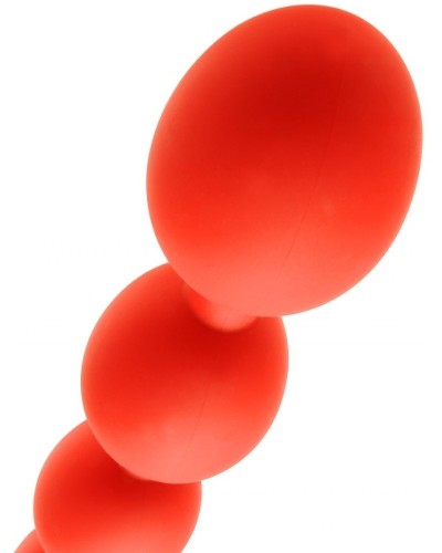 Boules anales Stretch Eggs S 43 x 4 cm Rouges sextoys et accessoires sur La Boutique du Hard