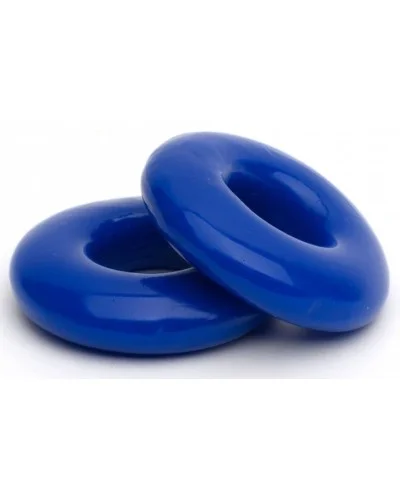 Lot de 2 Cockrings souples Stacker 20 mm Bleus sextoys et accessoires sur La Boutique du Hard