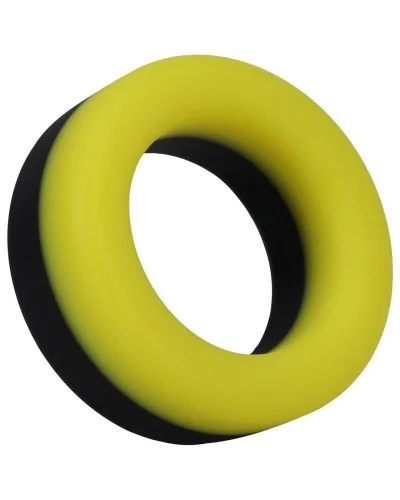 Cockring The Big O 32 mm Noir-Jaune sextoys et accessoires sur La Boutique du Hard