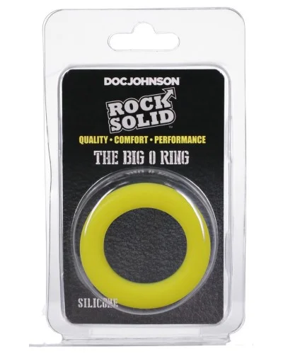 Cockring The Big O 32 mm Noir-Jaune sextoys et accessoires sur La Boutique du Hard