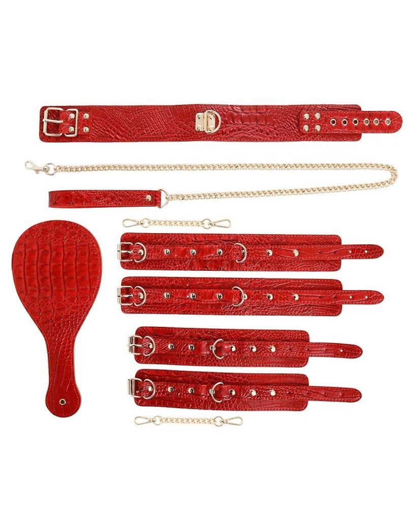 Kit Sm Ally 4 Pièces Rouge sextoys et accessoires sur La Boutique du Hard