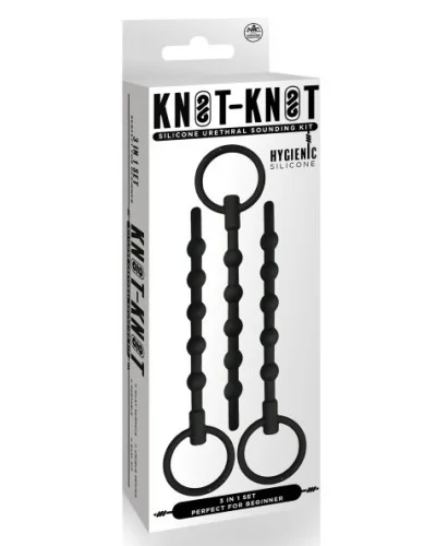 Lot de 3 Tiges Knot-Knot 12 cm - Diamètre de 7 à 12mm sextoys et accessoires sur La Boutique du Hard