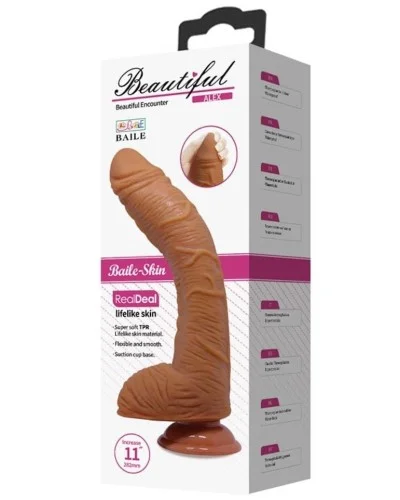 Gode Alex 20 x 5cm Marron sextoys et accessoires sur La Boutique du Hard