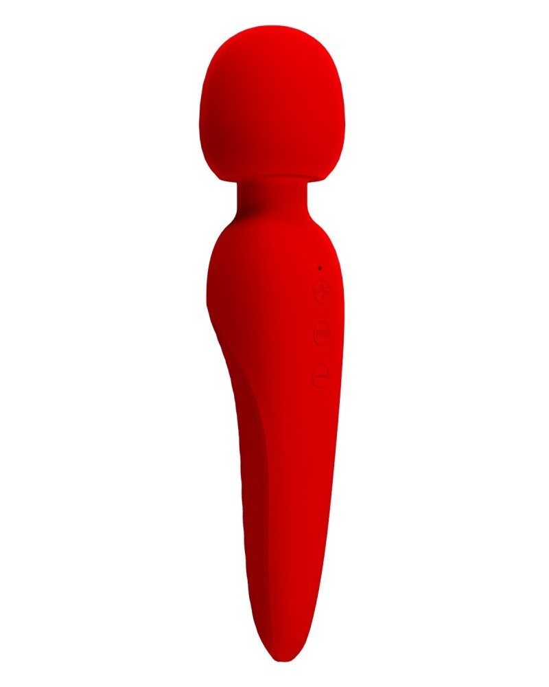 Wand Meredith 21.5cm Tête 50mm Rouge sextoys et accessoires sur La Boutique du Hard