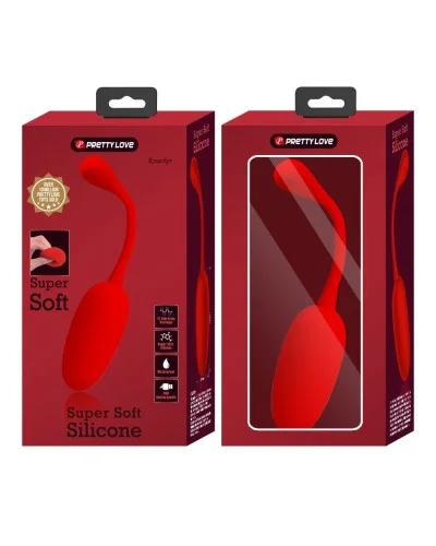 Oeuf Vibrant Knucker 7 x 3.3cm Rouge sextoys et accessoires sur La Boutique du Hard