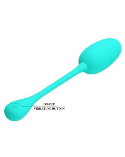 Oeuf Vibrant Knucker 7 x 3.3cm Turquoise sextoys et accessoires sur La Boutique du Hard