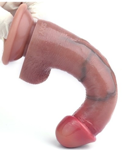 Gode Dicky 13 x 3.7cm Marron sextoys et accessoires sur La Boutique du Hard