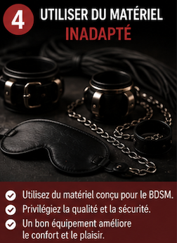 Matériel inadapté BDSM