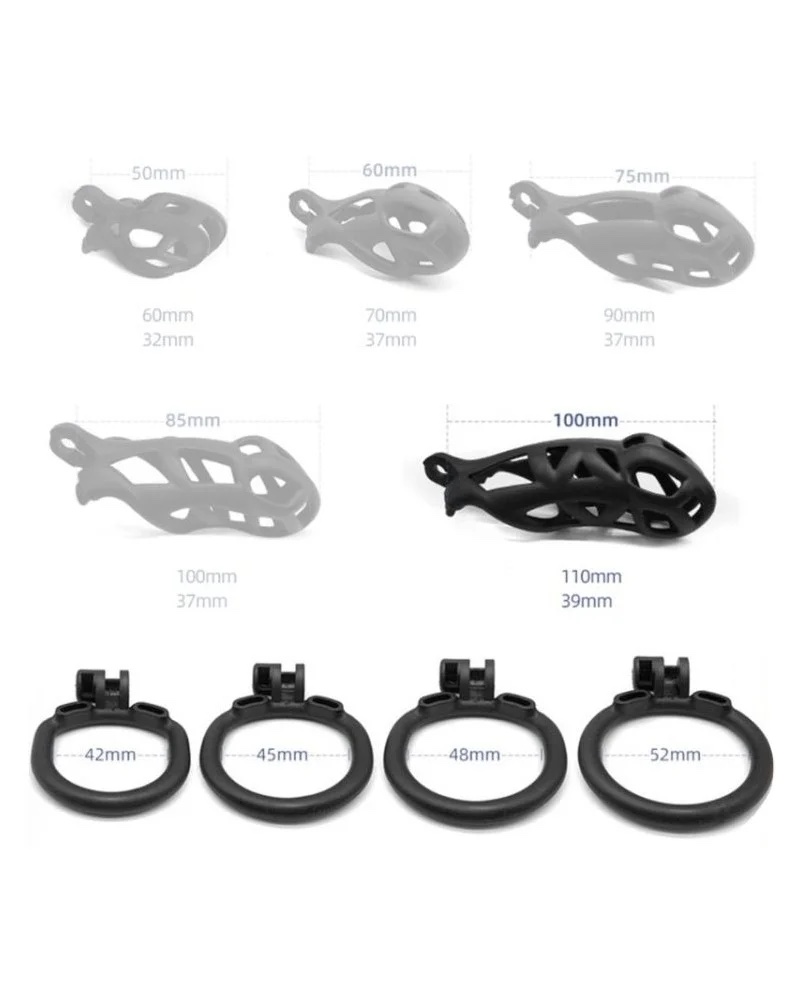 Cage de chasteté solid cobra